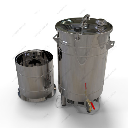 Пивоварня-дистиллятор 72 литра автоматическая с бункером